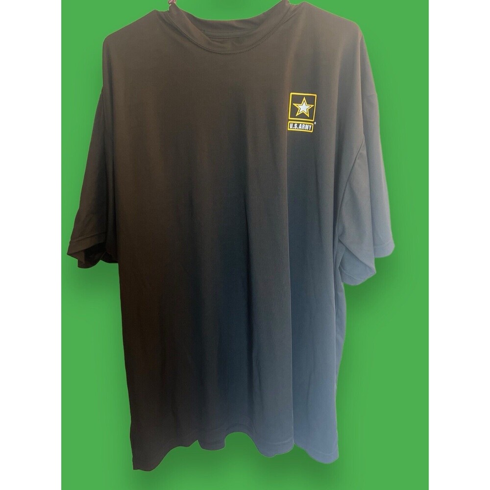 Official U.S. Army Military Logo Men's Black Short Sleeve T-Shirt XL USA America